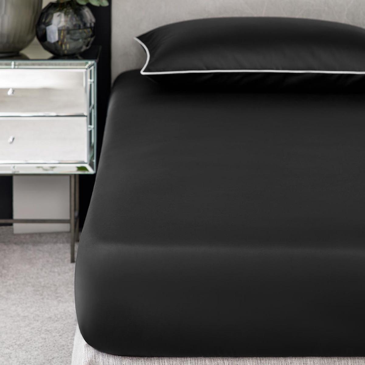Комплект постельного белья Togas Клэрити чёрный с белым Евро, цвет белый, размер Евро - фото 8
