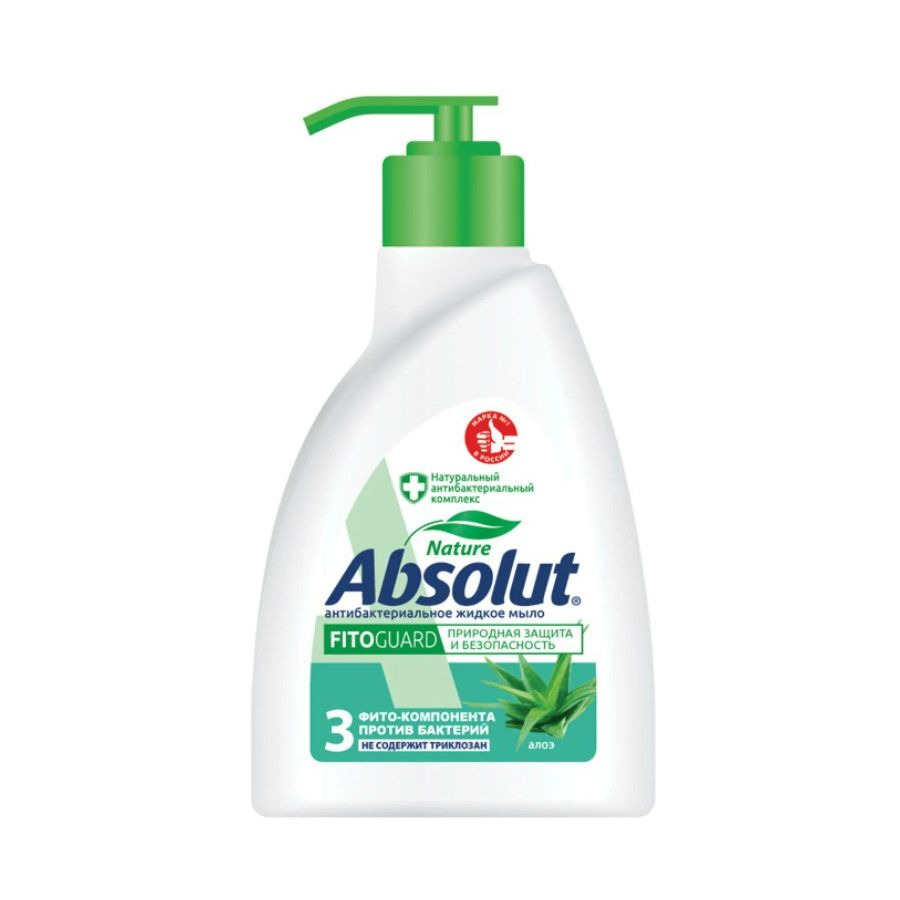 Мыло жидкое Absolut Алоэ 500МЛ мыло туалетное антибактериальное absolut nature алоэ 300 г