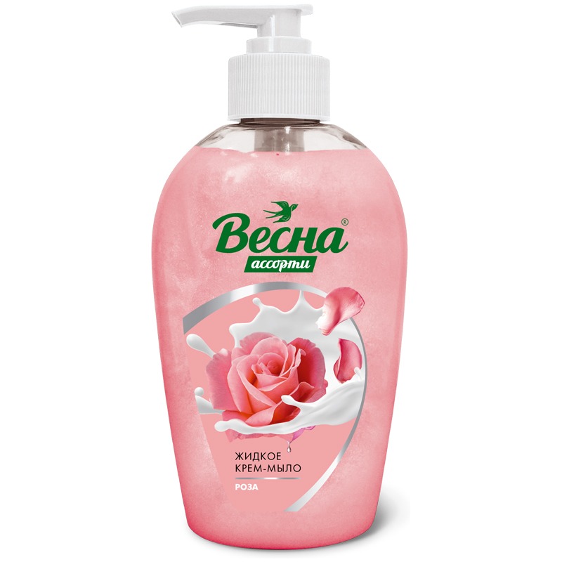 Мыло жидкое Весна Роза 280 мл мыло антибактериальное жидкое biomio bio soap с маслом чайного дерева 300 мл
