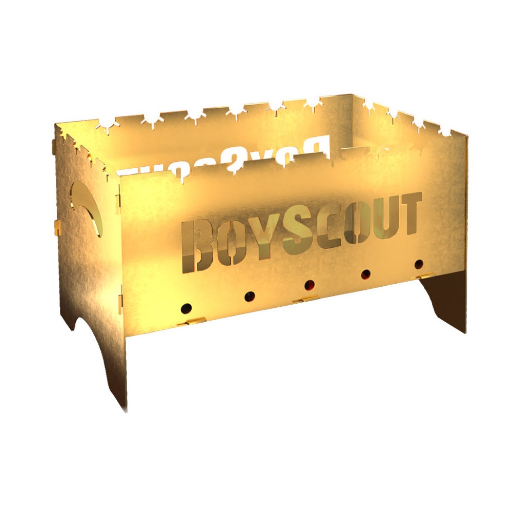 Мангал 500х300х300х1,5 мм, складной Boyscout GOLD, с сумкой мангал boyscout складной 50х30х50 см 61232