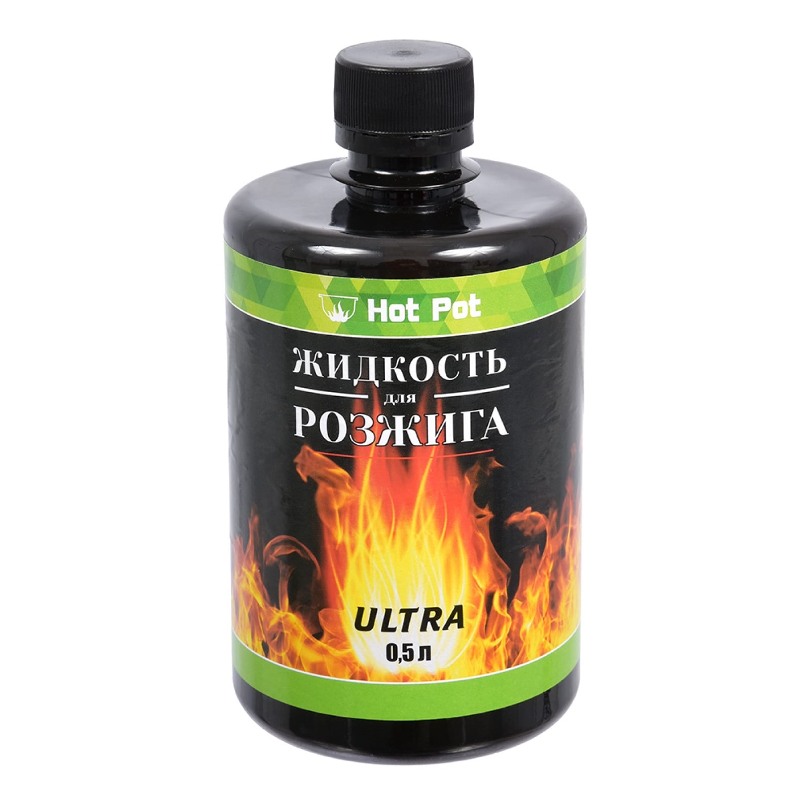 Жидкость для розжига 0,5 л углеводородная Hot Pot ULTRA углеводородная жидкость для розжига hot pot