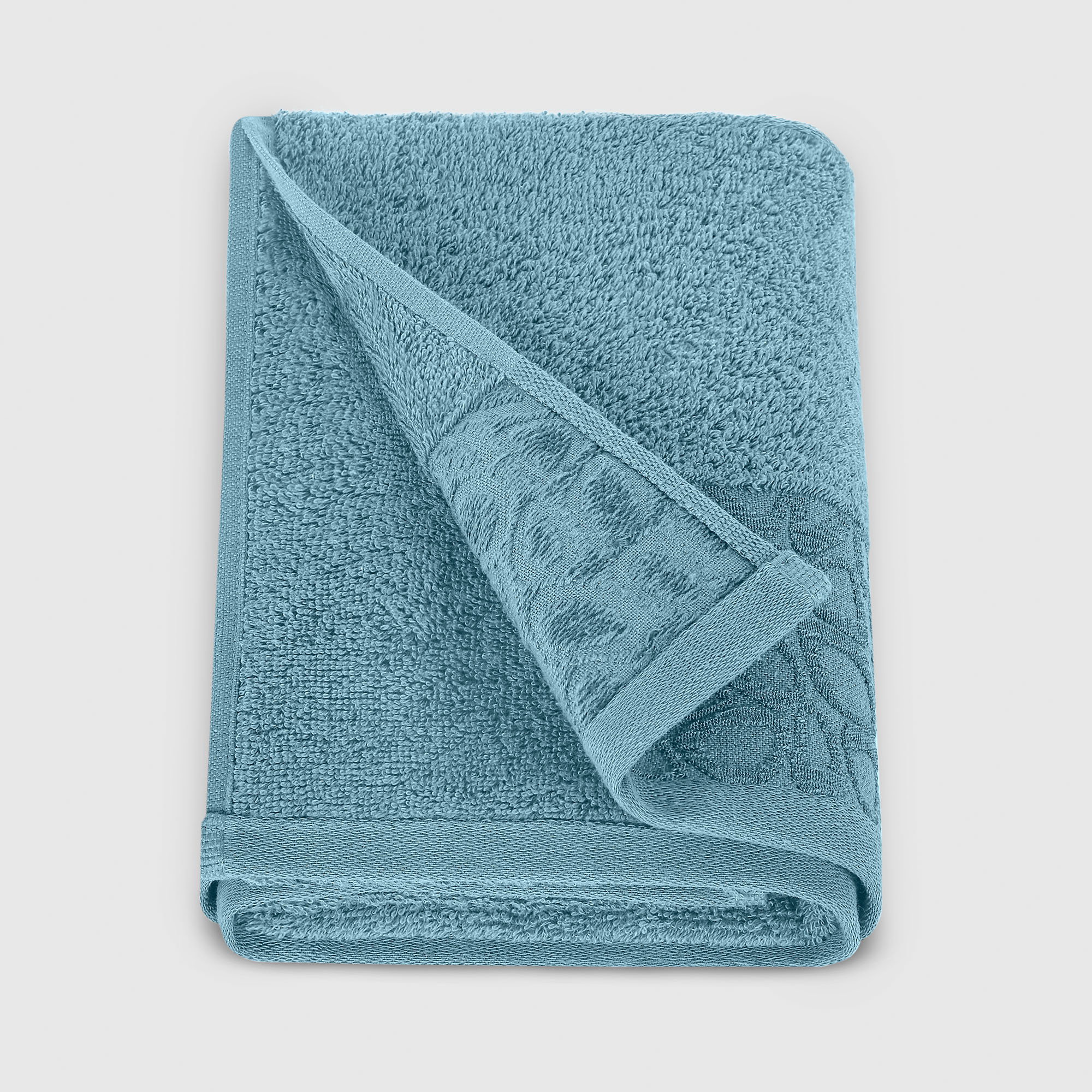 Полотенце банное Asil Doku темно-голубое 50x90 см полотенце банное asil fold лимонный 70x140 см