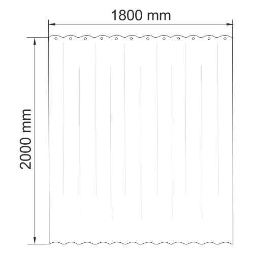 фото Шторка для ванной wasserkraft order жёлтая 180х200 см