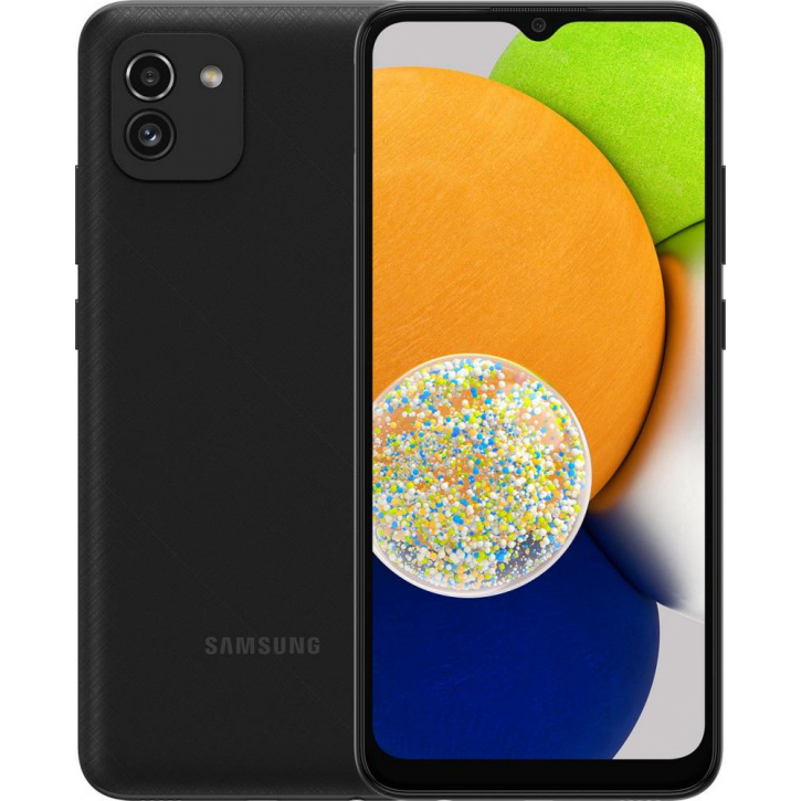 Смартфон Samsung Galaxy A03 32GB Black смартфон samsung galaxy a03 core 32 гб черный