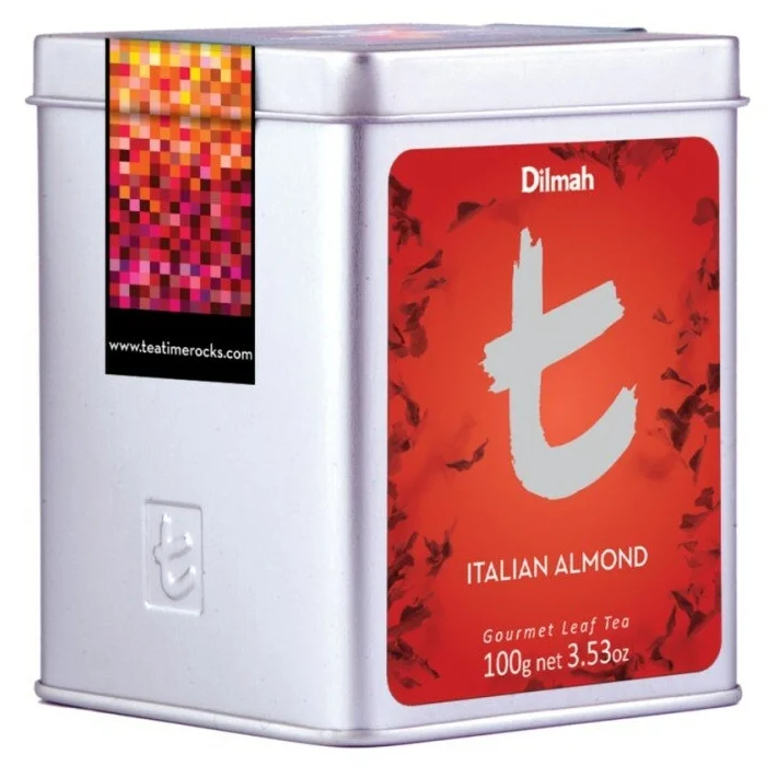 Чай чёрный Dilmah t-Series Italian almond, 100 г