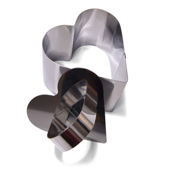Кольцо кулинарное Fissman с прессом 7,5x6,8x5,5 см, цвет серебристый - фото 1