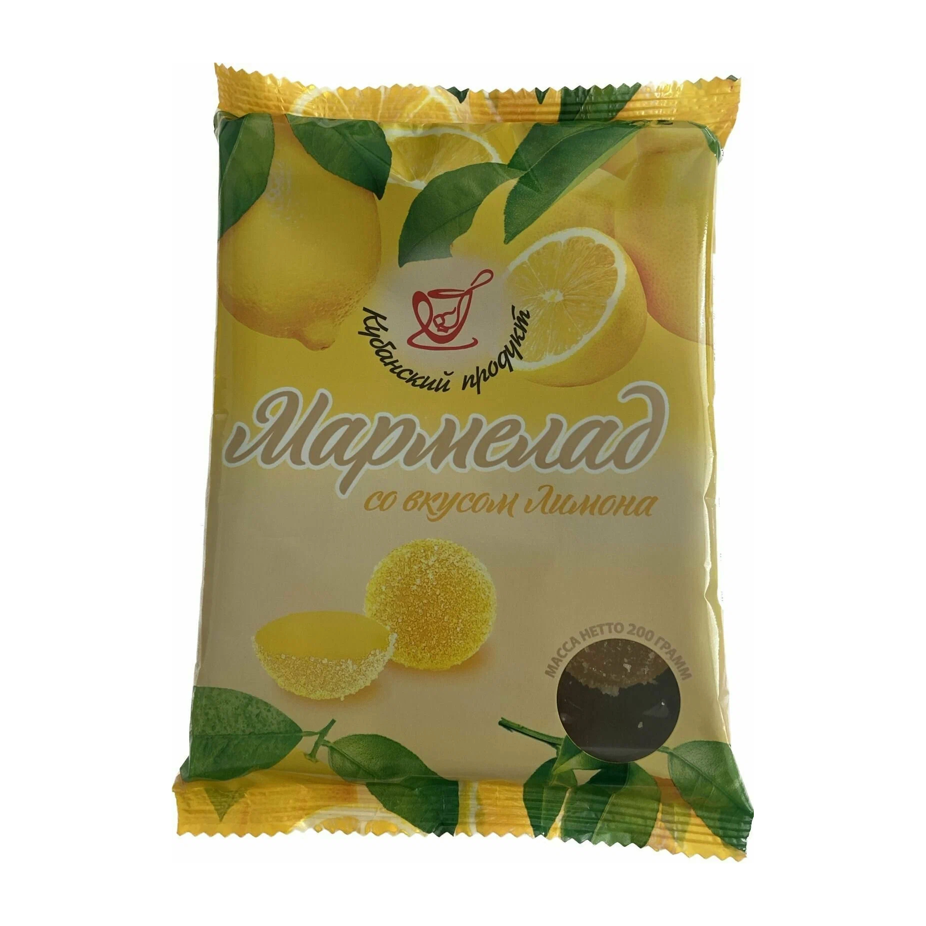 Мармелад Желейный Кубанский продукт Лимон 200 г