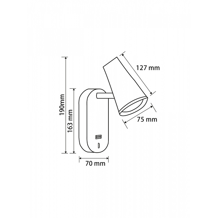 фото Бра freya pointtwo fr10002wl-l6b