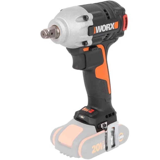 Гайковерт WORX WX272, цвет черный, размер 1/2