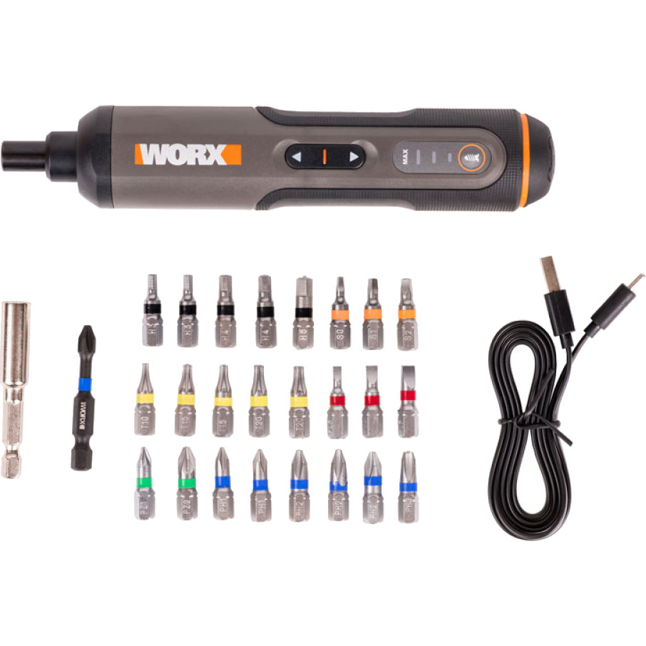 Отвертка WORX WX240 аккумуляторная, цвет серый - фото 5