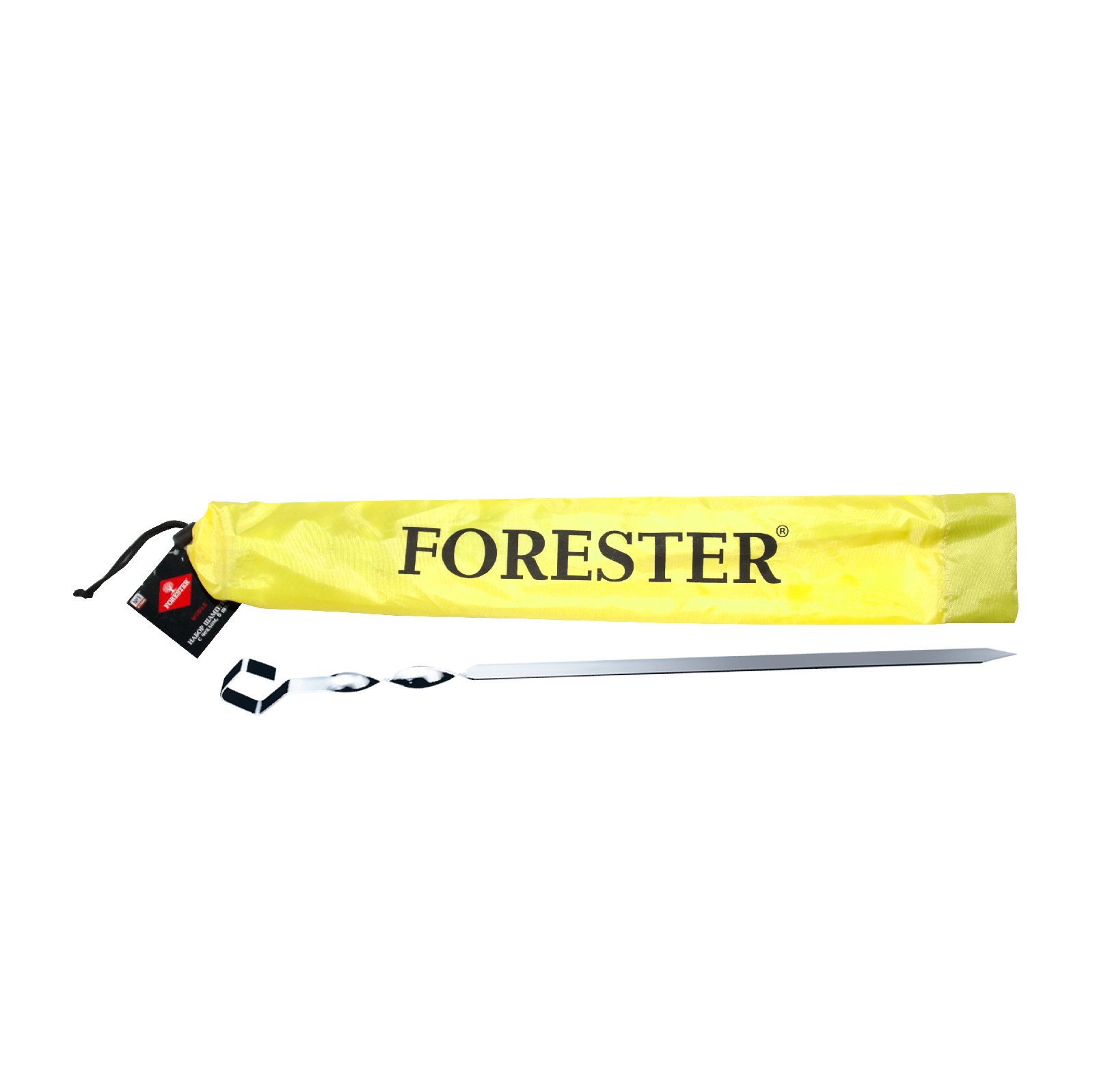 Набор шампуров Forester 55см 6 штук набор шампуров с деревянной ручкой в чехле