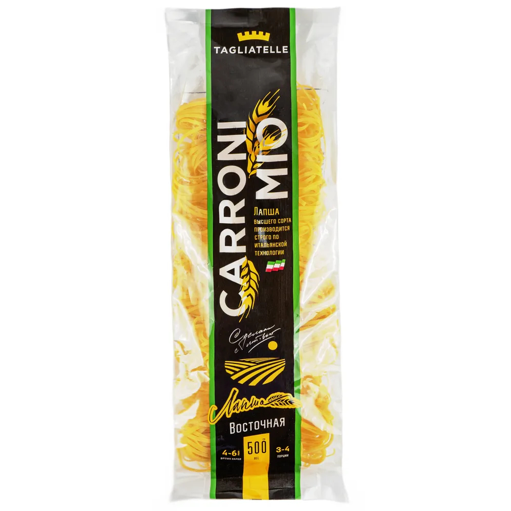 Лапша Carroni Mio Восточная 500 г лапша пшеничная удон metro chef 500 гр
