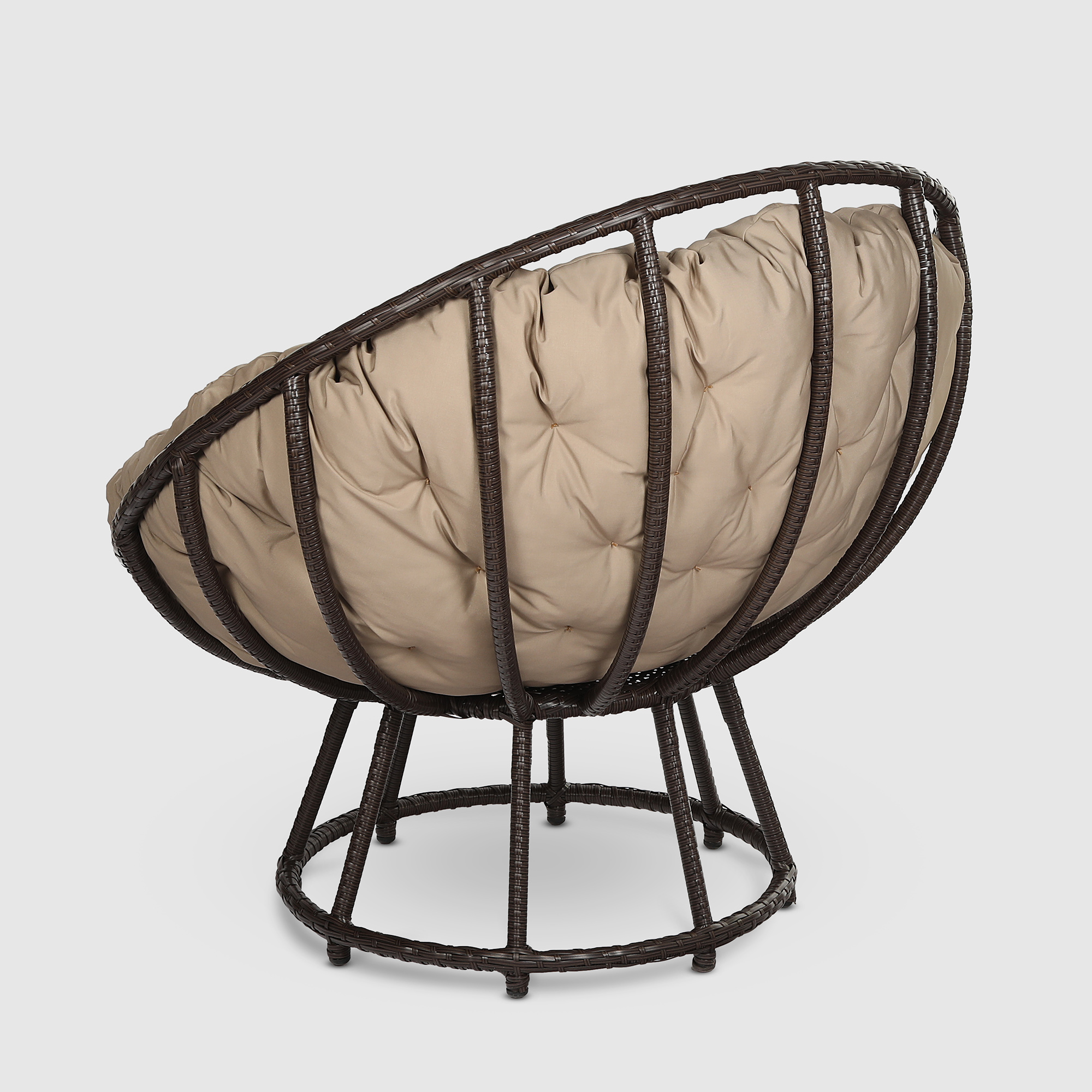 Комплект мебели Ns Rattan 3 предмета, цвет коричневый, размер 110х110 - фото 5