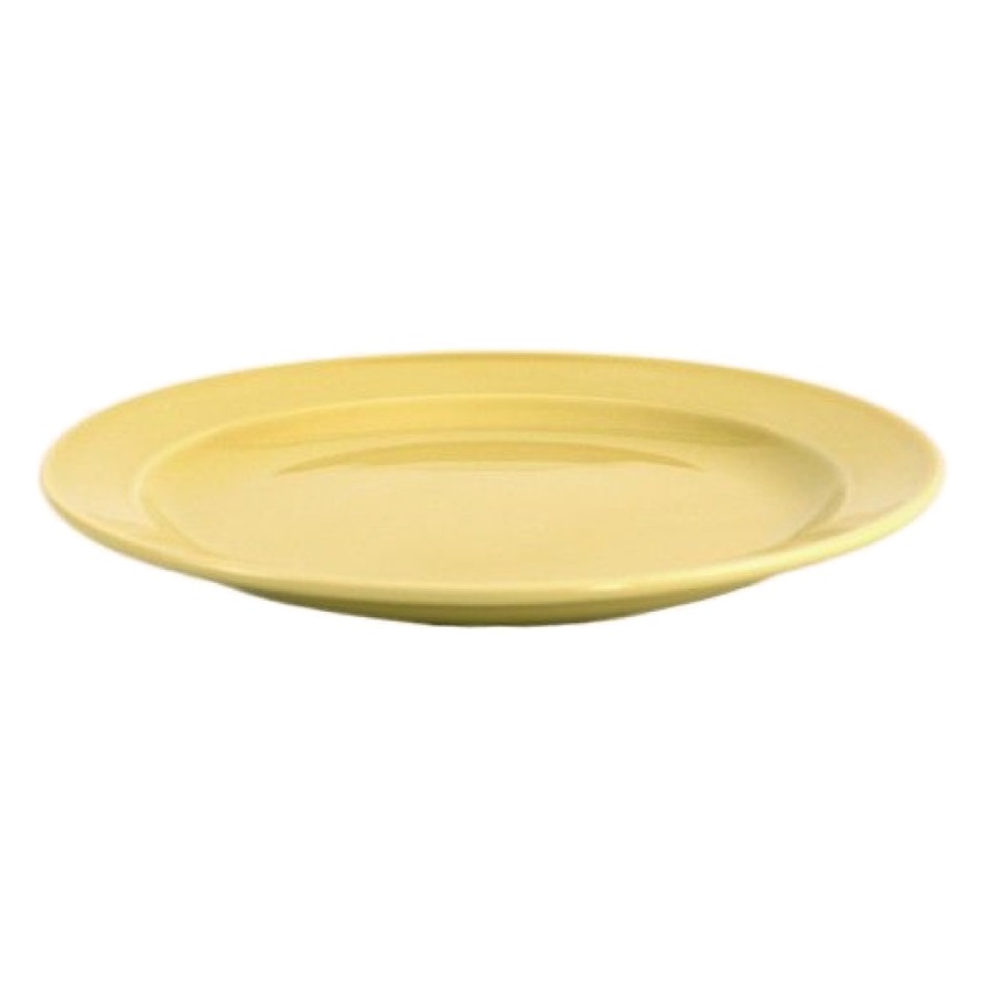 Тарелка Башкирский фарфор мелкая Принц 265 мм желтый тарелка для кормления banana yummy c крышкой желтый