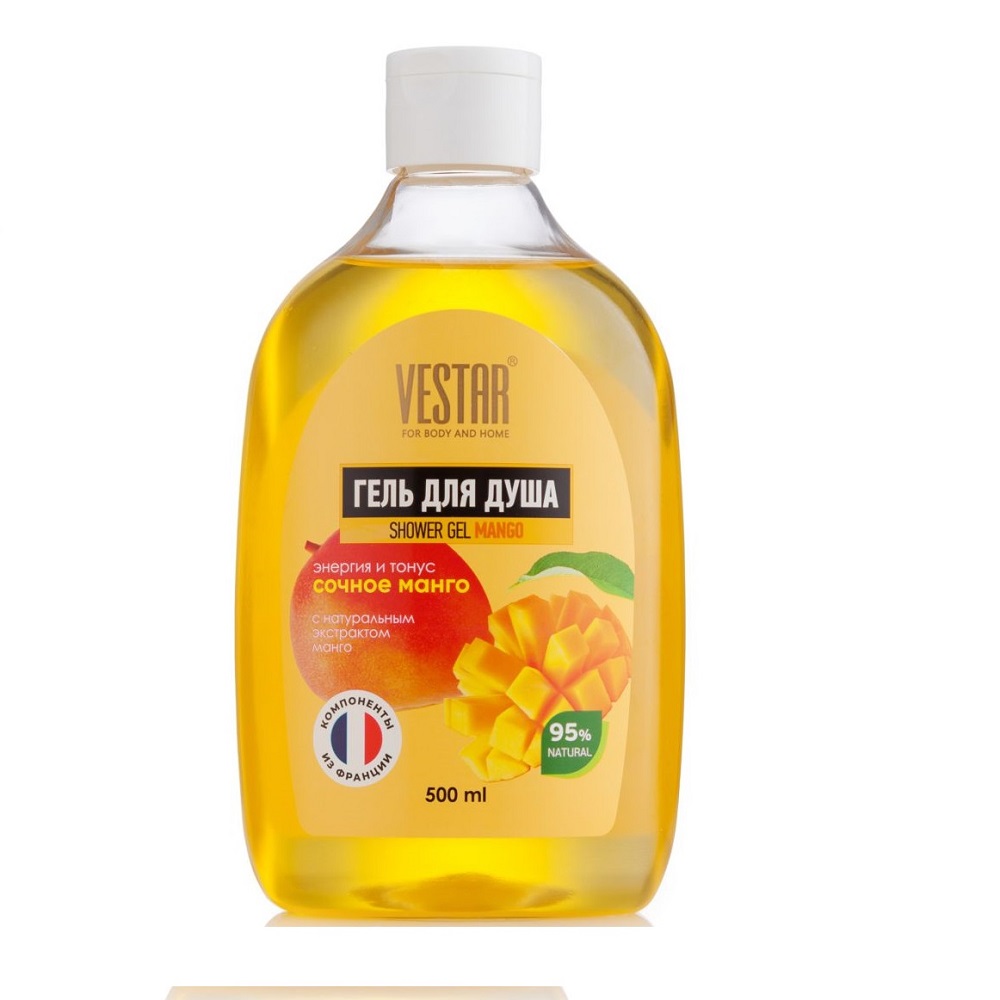 Гель для душа Vestar Сочное манго флакон 500 мл гель для туалета pure water лимонная мята 500 мл