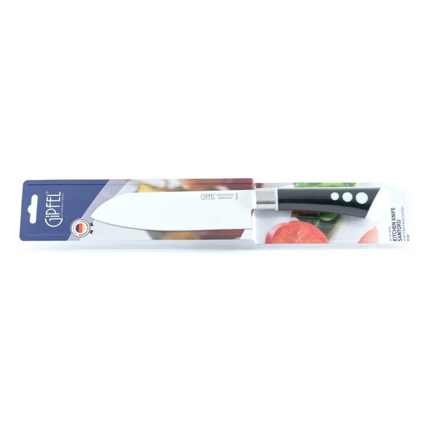 Нож поварской Gipfel сантоку 17 см нож поварской gipfel natoripro 50519