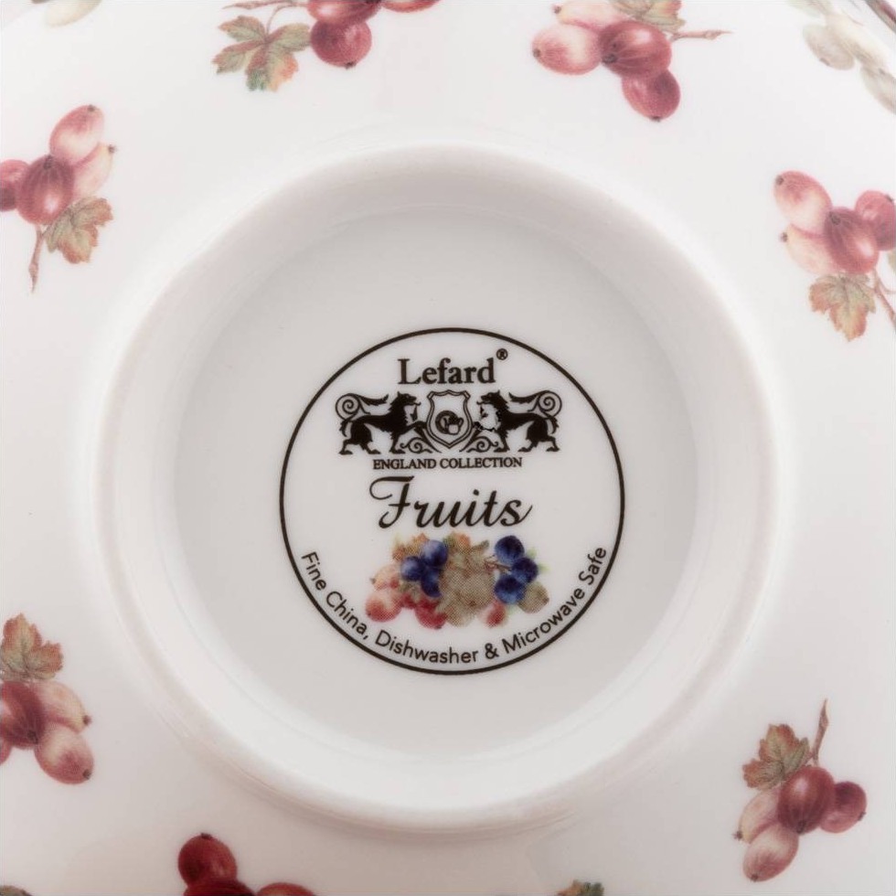 Салатник-тарелка суповая Lefard 104-896 Фрукты 15х7 см, цвет белый - фото 2