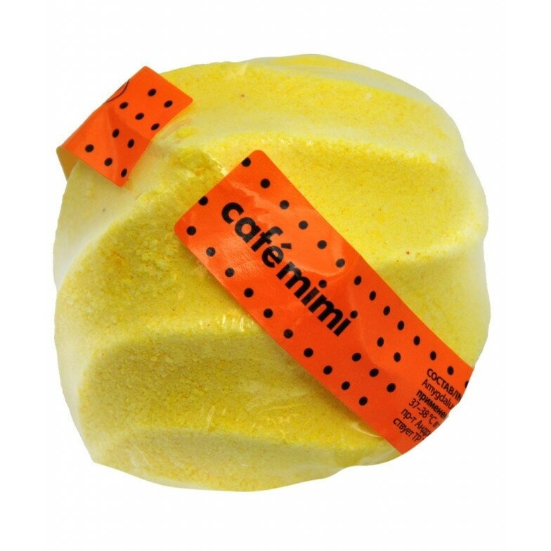 Гейзер для ванн Cafemimi Цитрусовая меренга 90 г бомбочка для ванн love is вишня лимон 110 г