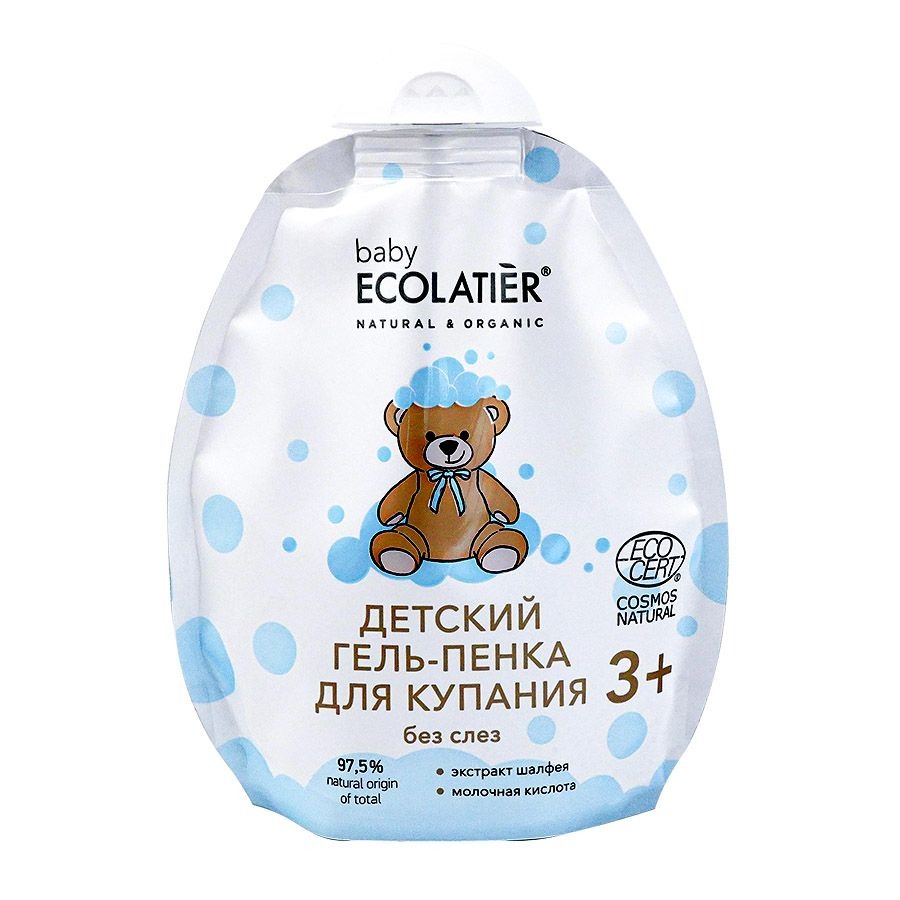 

Гель-пенка для купания Ecolatier детская 3+ с шалфеем дой-пак 250 мл