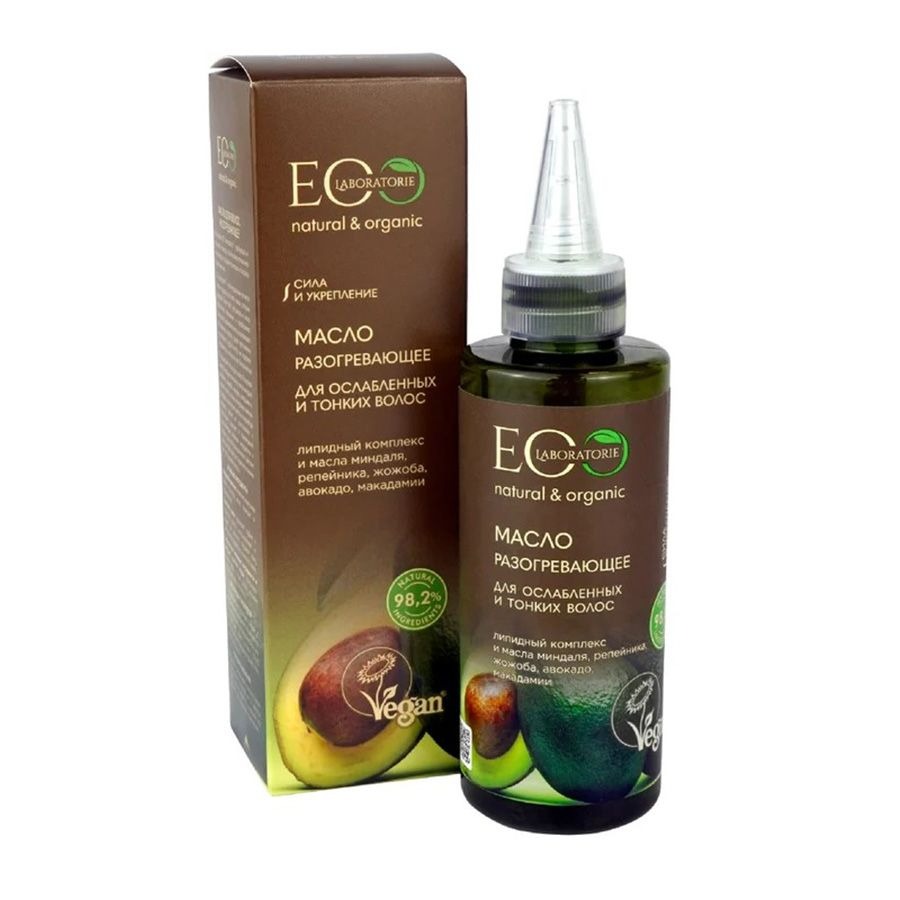 Масло для волос EO Laboratorie Разогревающее 150 мл косметическое масло от выпадения волос 30 мл