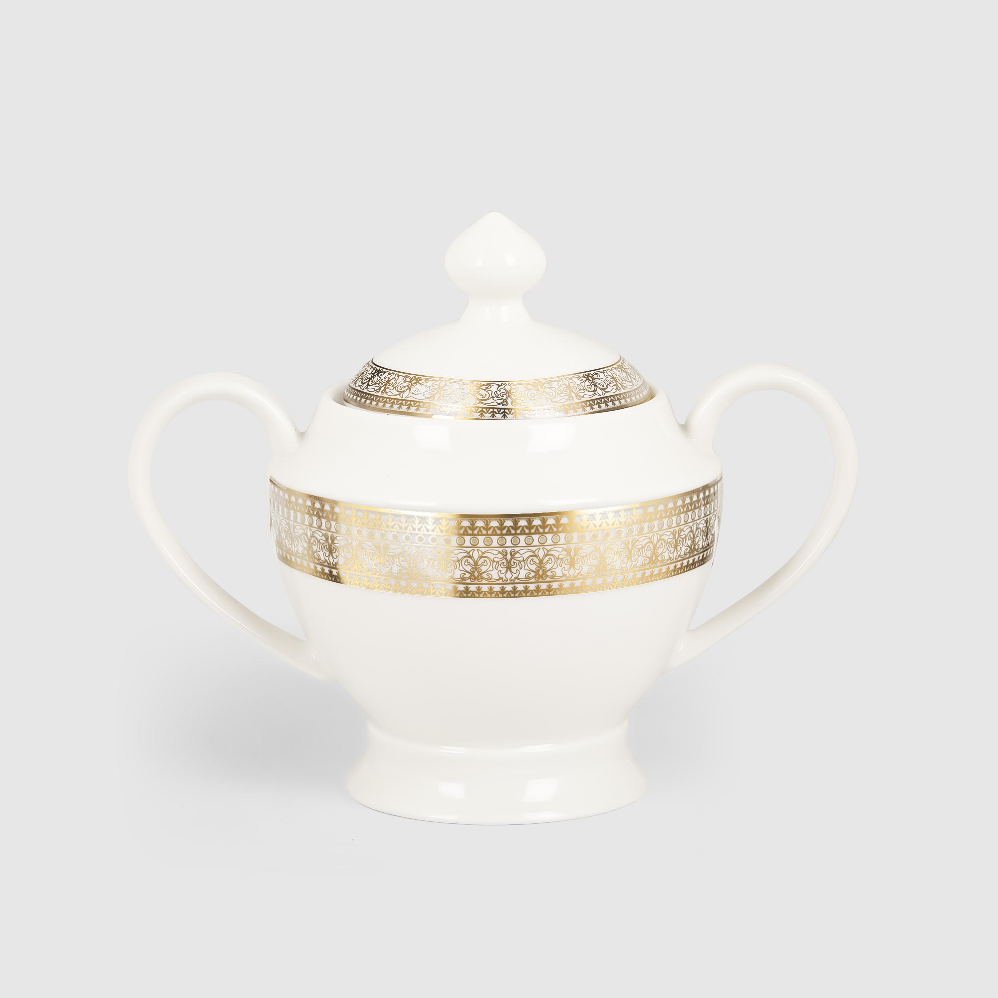 фото Сервиз чайно-столовый macbeth bone porcelain golden castle 37 предмета 6 персон