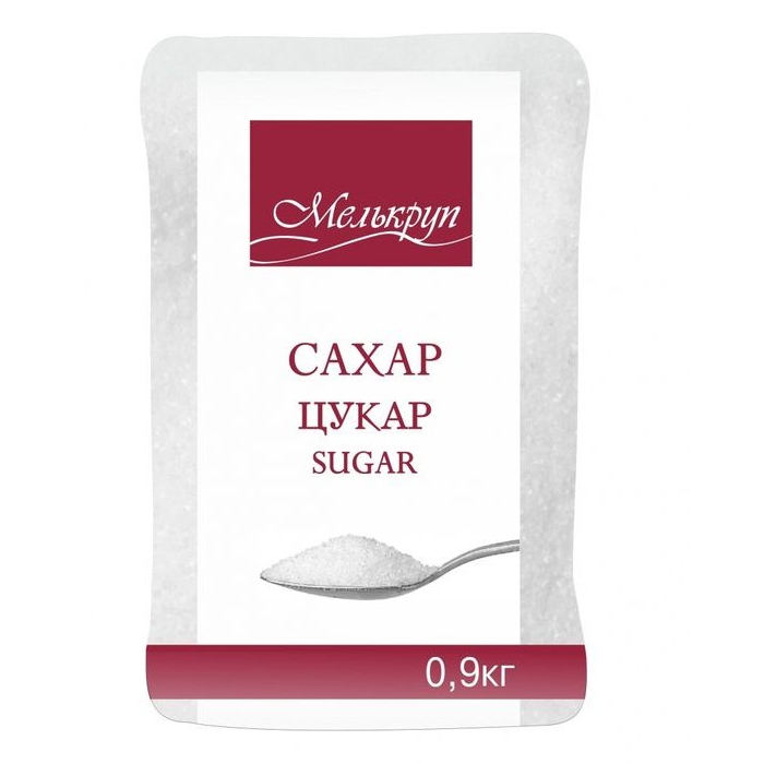 Сахар Мелькруп белый 900 г сахар гранд фуд белый свекловичный категории тс2 5 кг