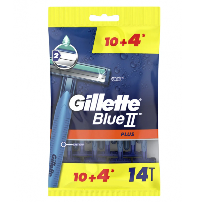 

Бритвы одноразовые Gillette Blue 2 Plus, 14 шт