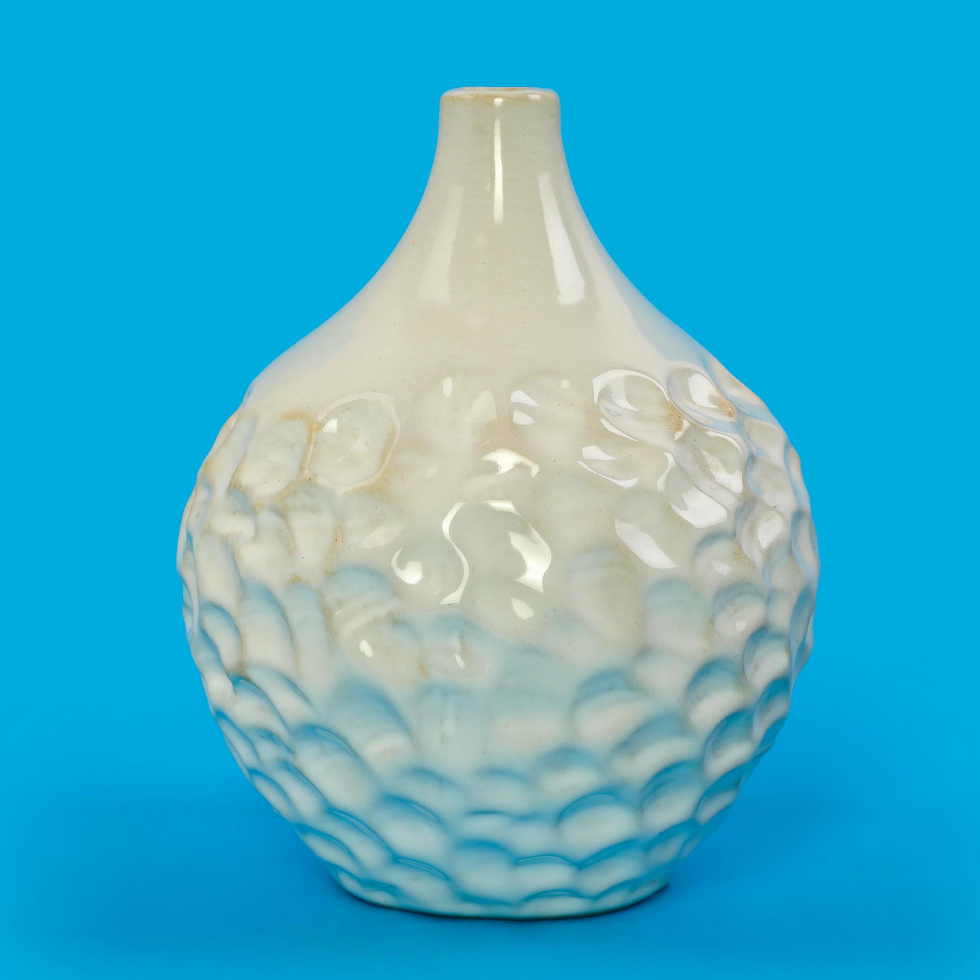 Ваза для цветов Eurasia Group белая 11.7х11.7х14.5 см ваза с птичкой glasar белая 26x21x38 см