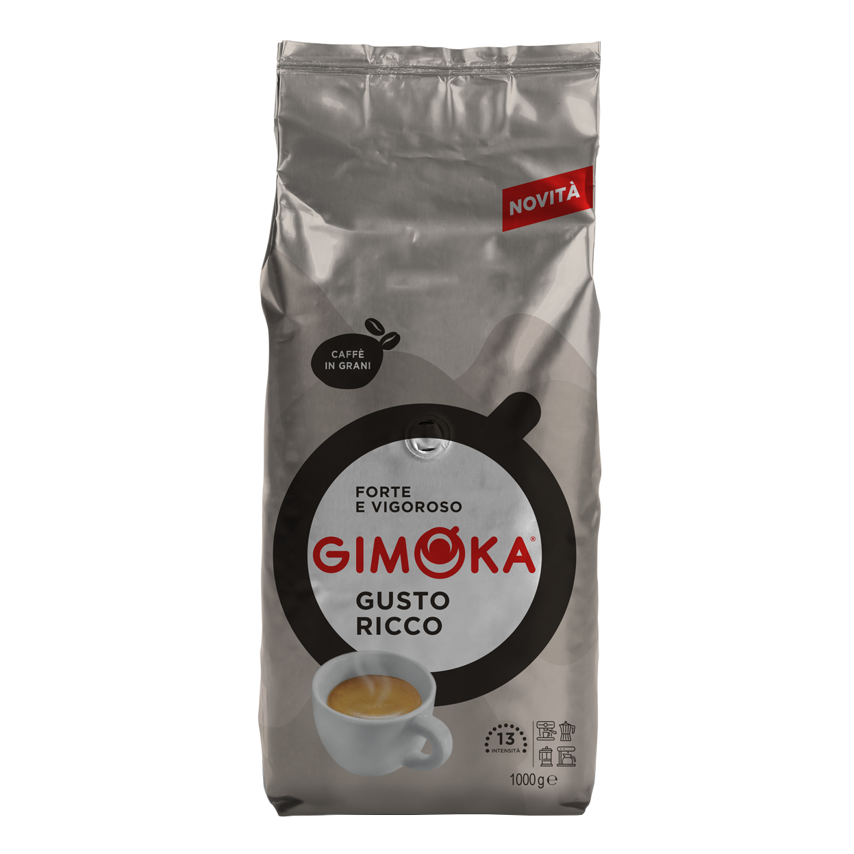 Кофе в зернах Gimoka Gusto Ricco, 1000 г кофе в зернах el gusto dark espresso 900 г