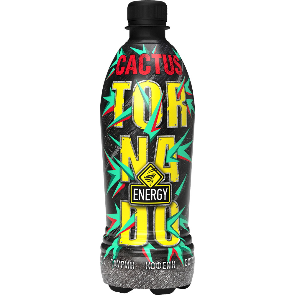 Энергетический напиток Tornado Cactus, 473 мл ПЭТ энергетический напиток tornado energy cactus 0 45 л