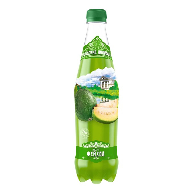напиток газированный ильинские лимонады лимонад 1 42 л Лимонад Ильинские лимонады Фейхоа, 0,48 л