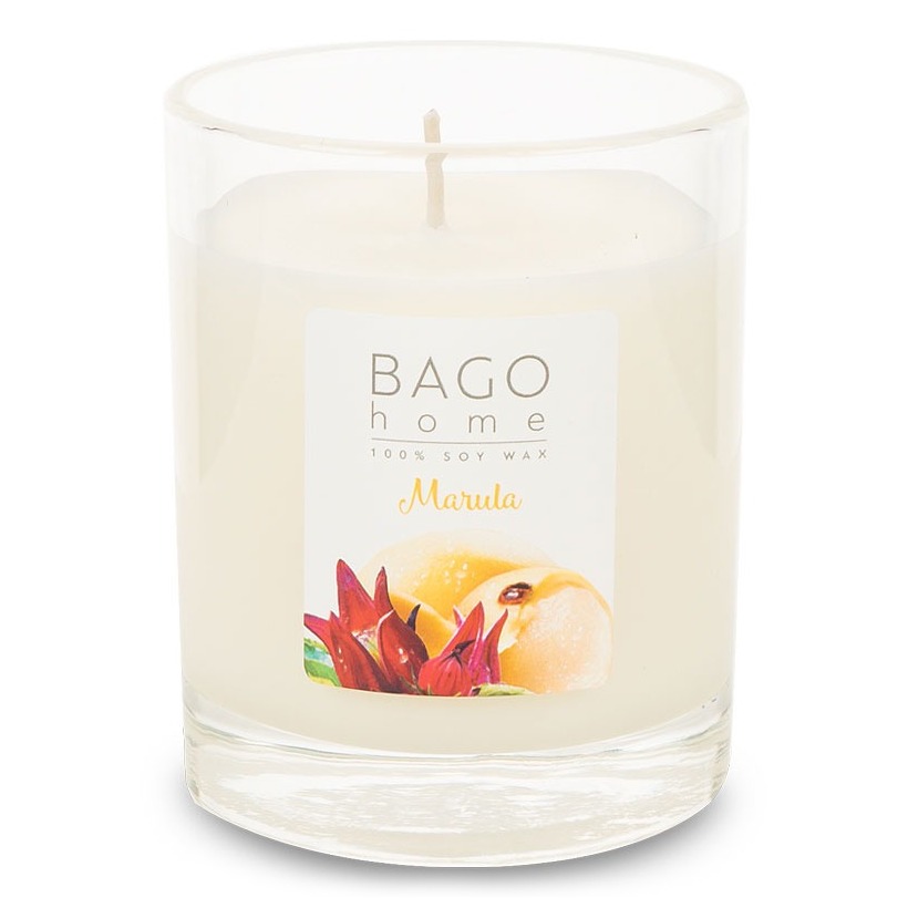Свеча ароматическая BAGO home марула 132 г ароматическая свеча lumi