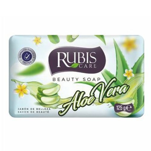 Мыло туалетное Rubis aloe vera/vitamin e 125г мыло туалетное rubis strawberry 125г