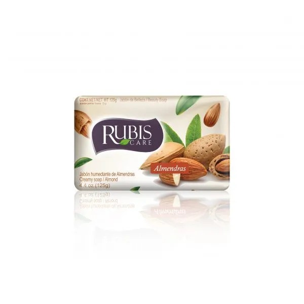Мыло туалетное Rubis almendras 125г мыло туалетное rubis aloe vera vitamin e 125г