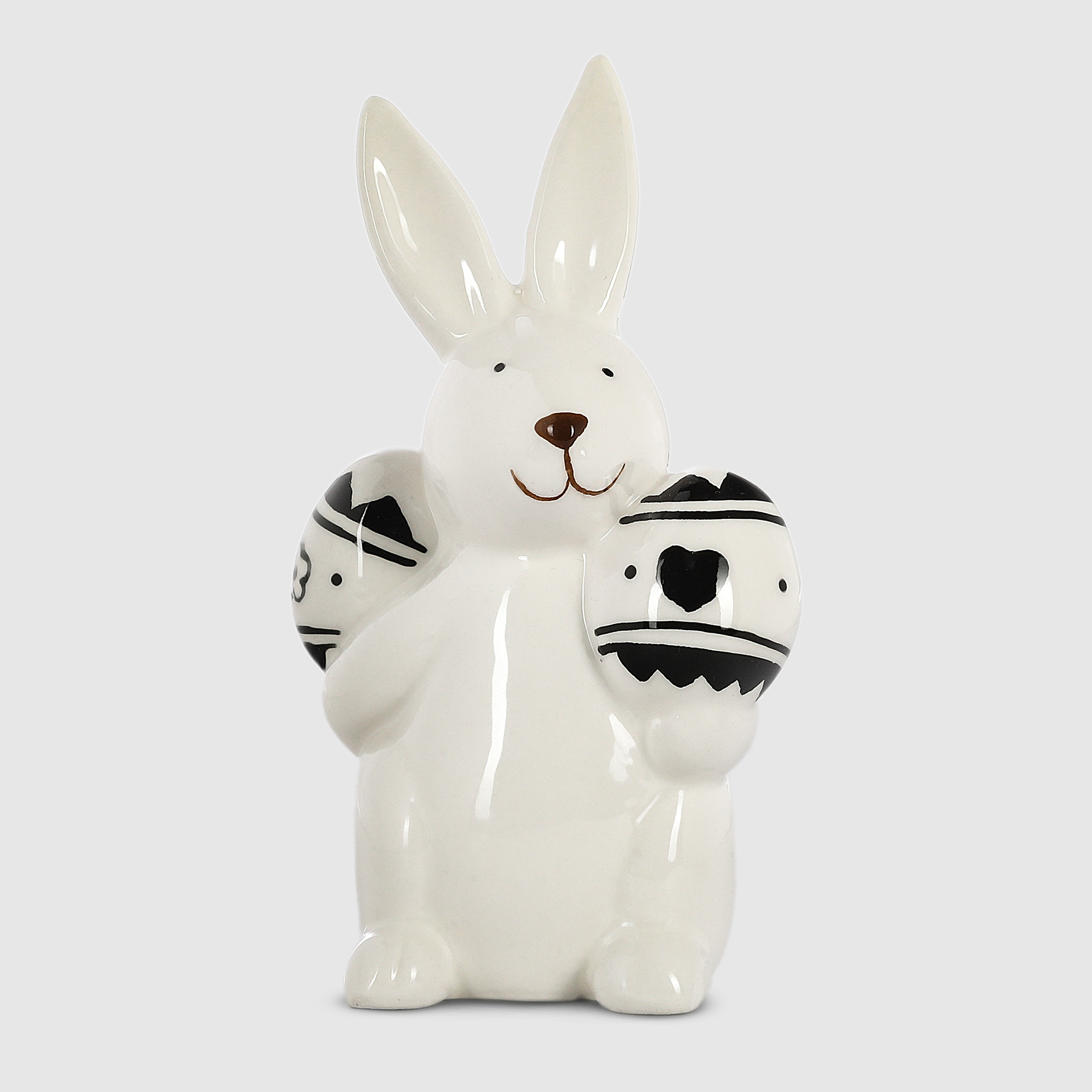 Кролик с 2 яйцами Universe Ceramics керамика 6,3x4,5x11 см мыльница керамика retro fixsen