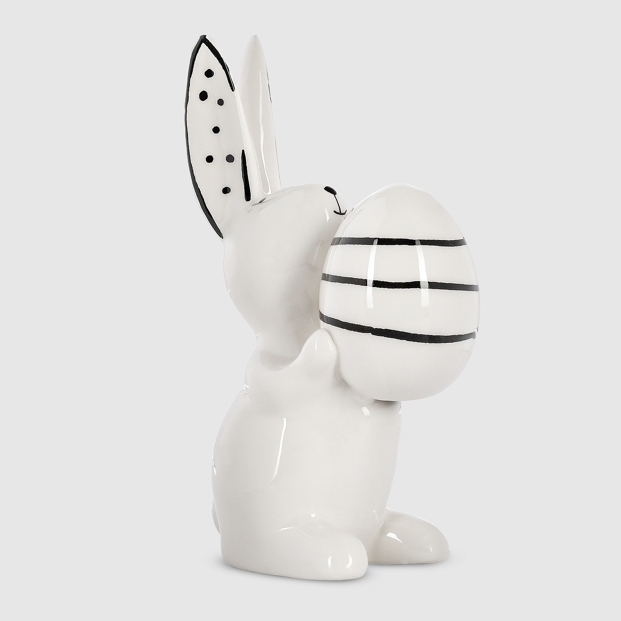 Кролик с яйцом Universe Ceramics керамика 9x5,5x15,7 см мыльница керамика retro fixsen