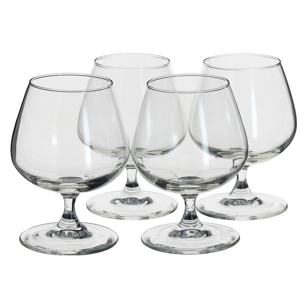 Набор бокалов для коньяка Luminarc Эталон 4 шт 410 мл набор стеклянных бокалов для коньяка домино 410 мл 4 шт