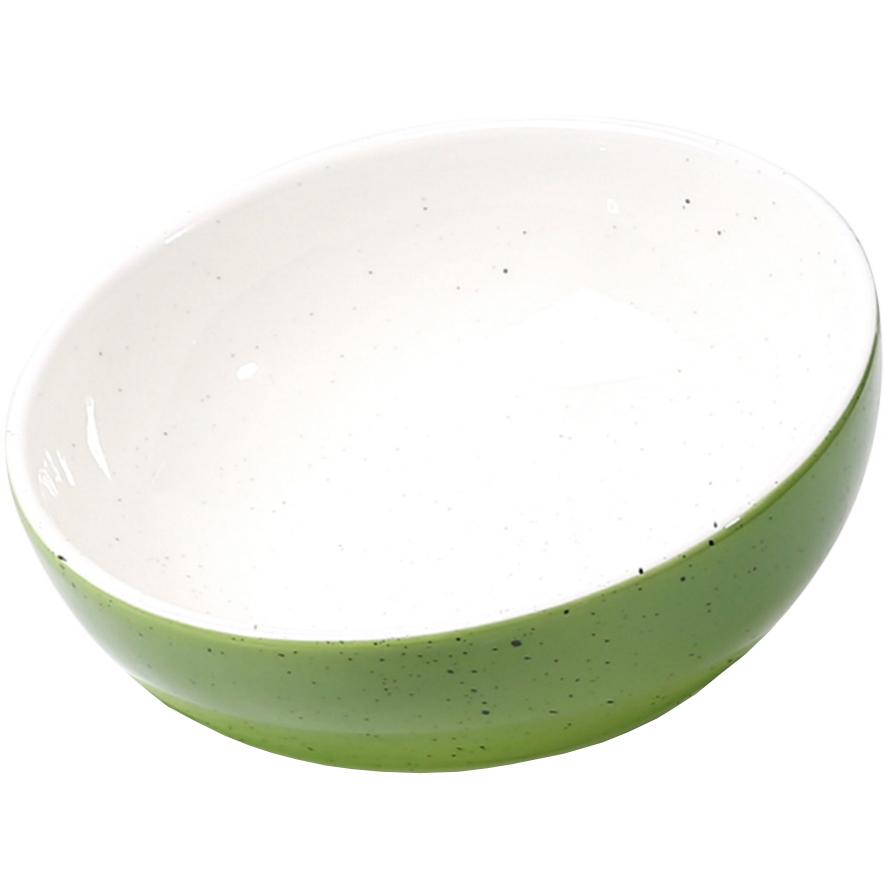 Миска для животных Foxie Green Bowl керамическая 14х14х11 см 170 мл зеленый triol миска керамическая ваниль