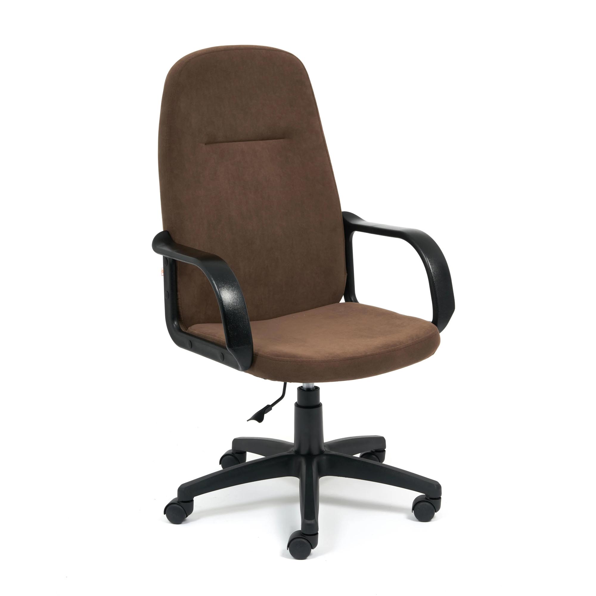 Кресло компьютерное TC Leader флок коричневый кресло tc modern boeing 42x58x84 5x47 см коричневый черный