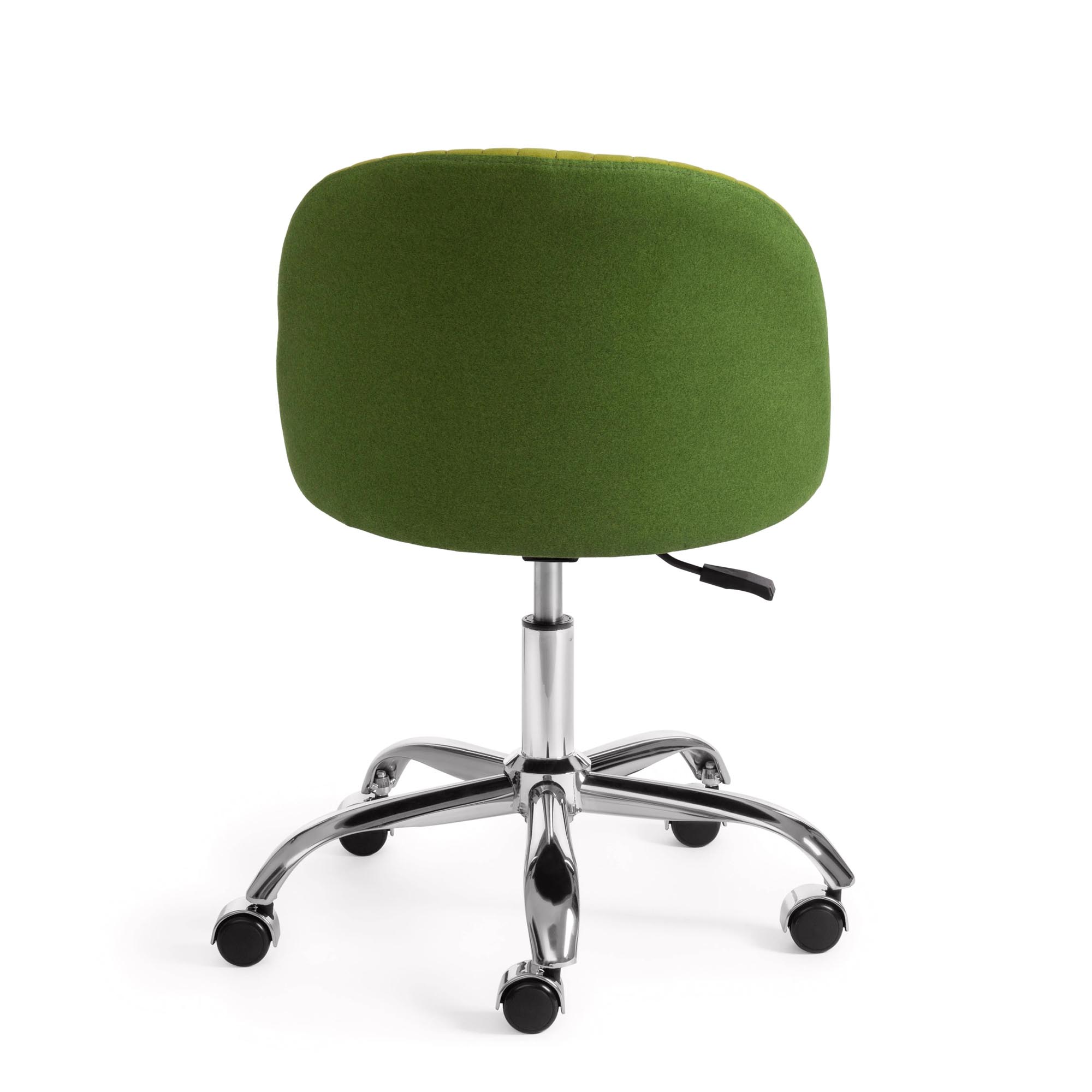 Кресло компьютерное TC флок/экошерсть олива/зеленый, цвет серебристый - фото 5