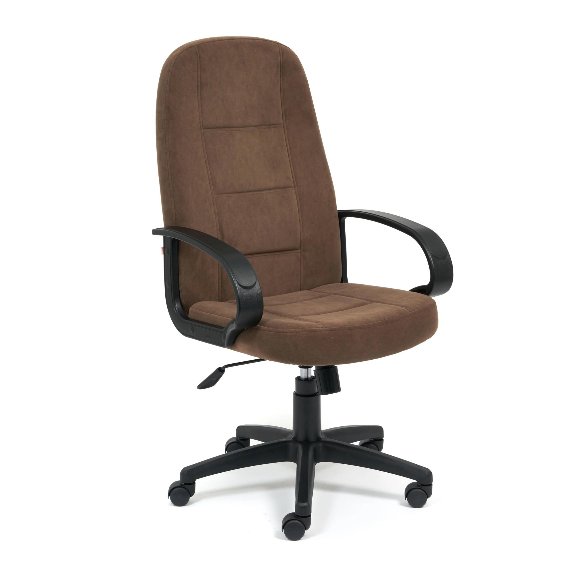 Кресло компьютерное TC СН747 флок коричневый кресло компьютерное tetchair style флок олива