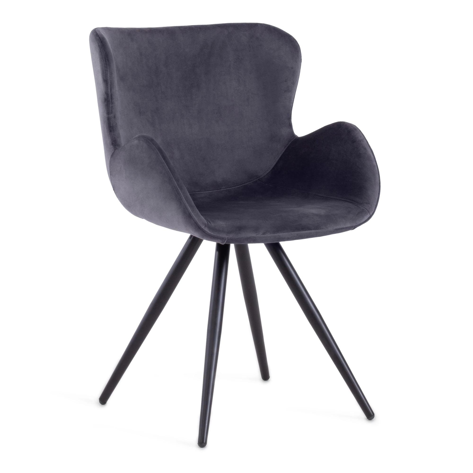 фото Кресло tc modern boeing 42x58x84,5x47 см серый/черный