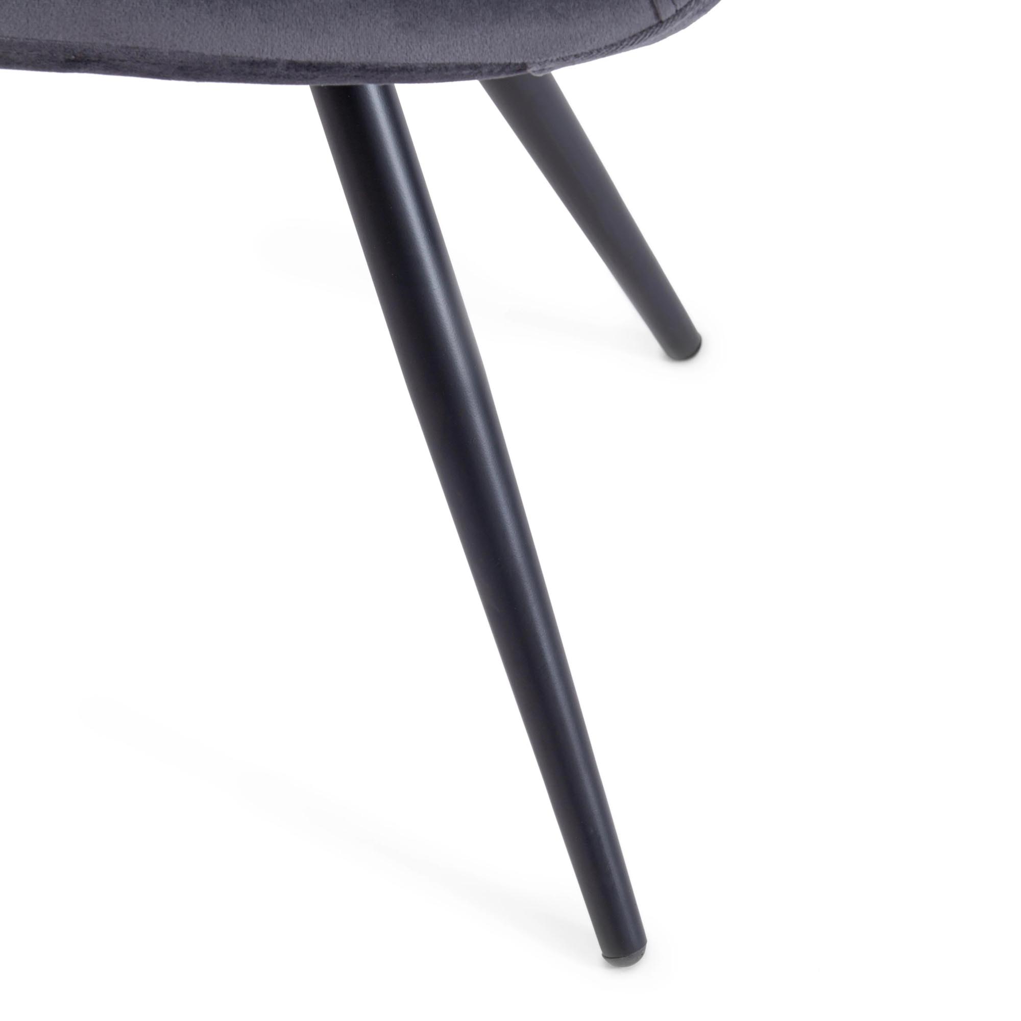 фото Кресло tc modern boeing 42x58x84,5x47 см серый/черный
