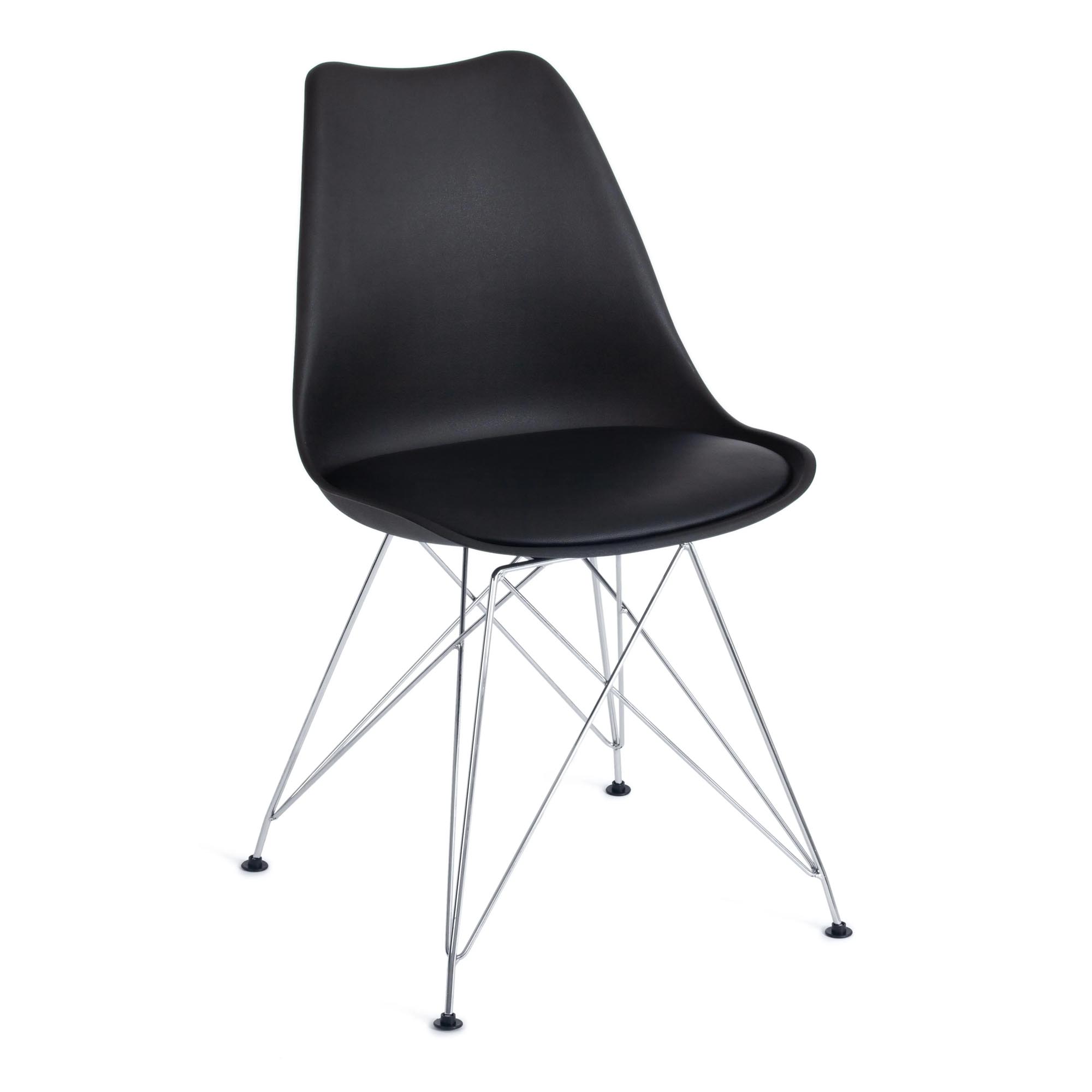 Стул TC Tulip Iron Chair 54,5x48x83,5 см черный, цвет серебристый - фото 1