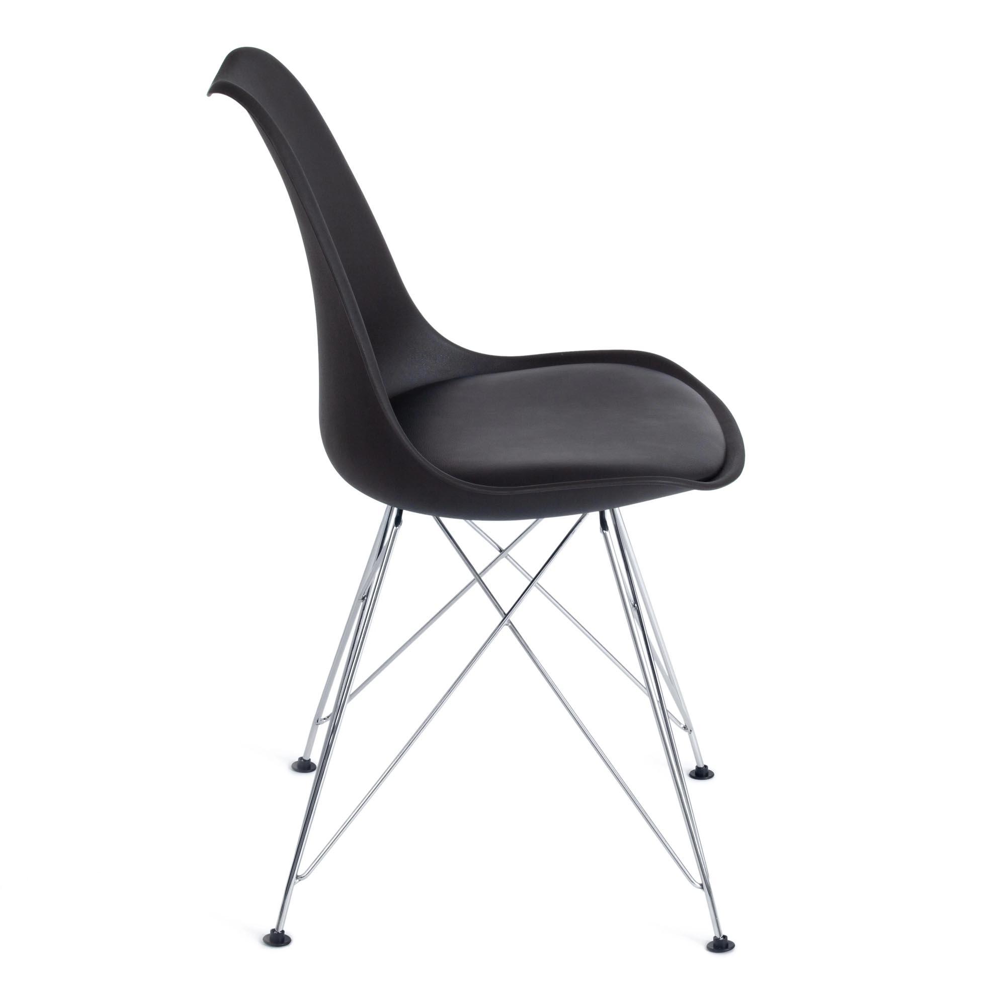 Стул TC Tulip Iron Chair 54,5x48x83,5 см черный, цвет серебристый - фото 2