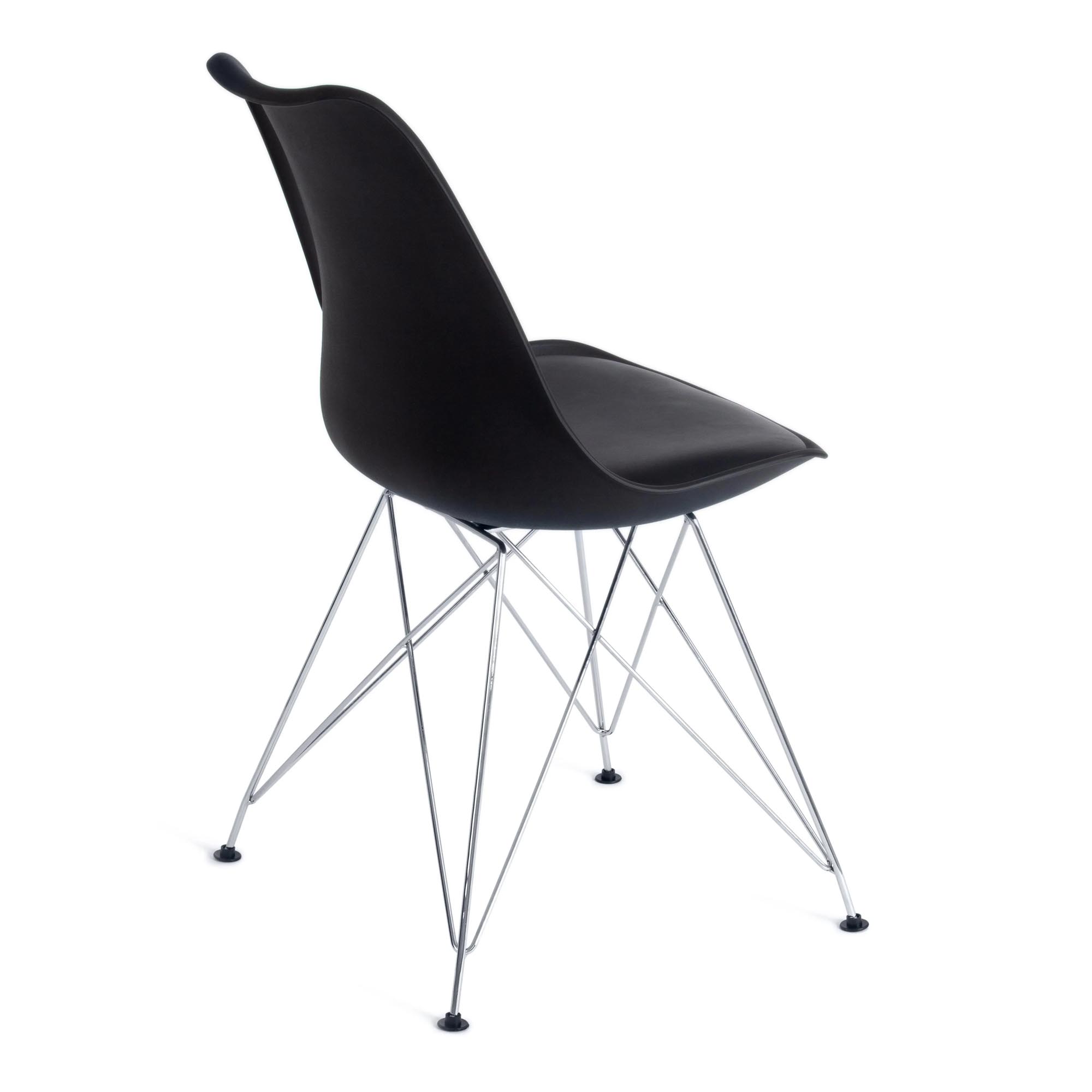 Стул TC Tulip Iron Chair 54,5x48x83,5 см черный, цвет серебристый - фото 3