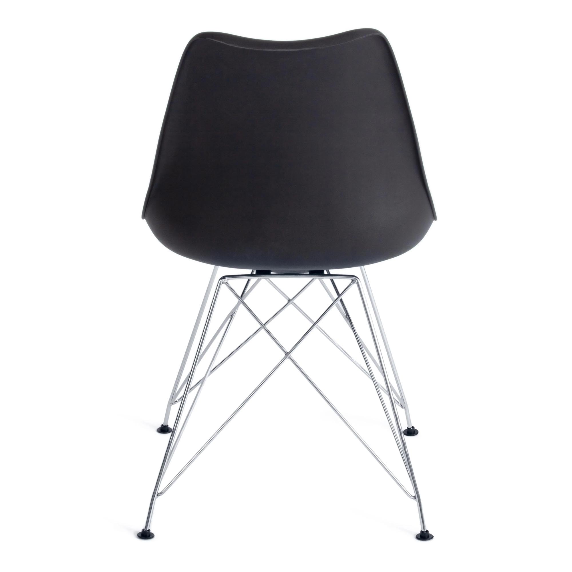Стул TC Tulip Iron Chair 54,5x48x83,5 см черный, цвет серебристый - фото 4