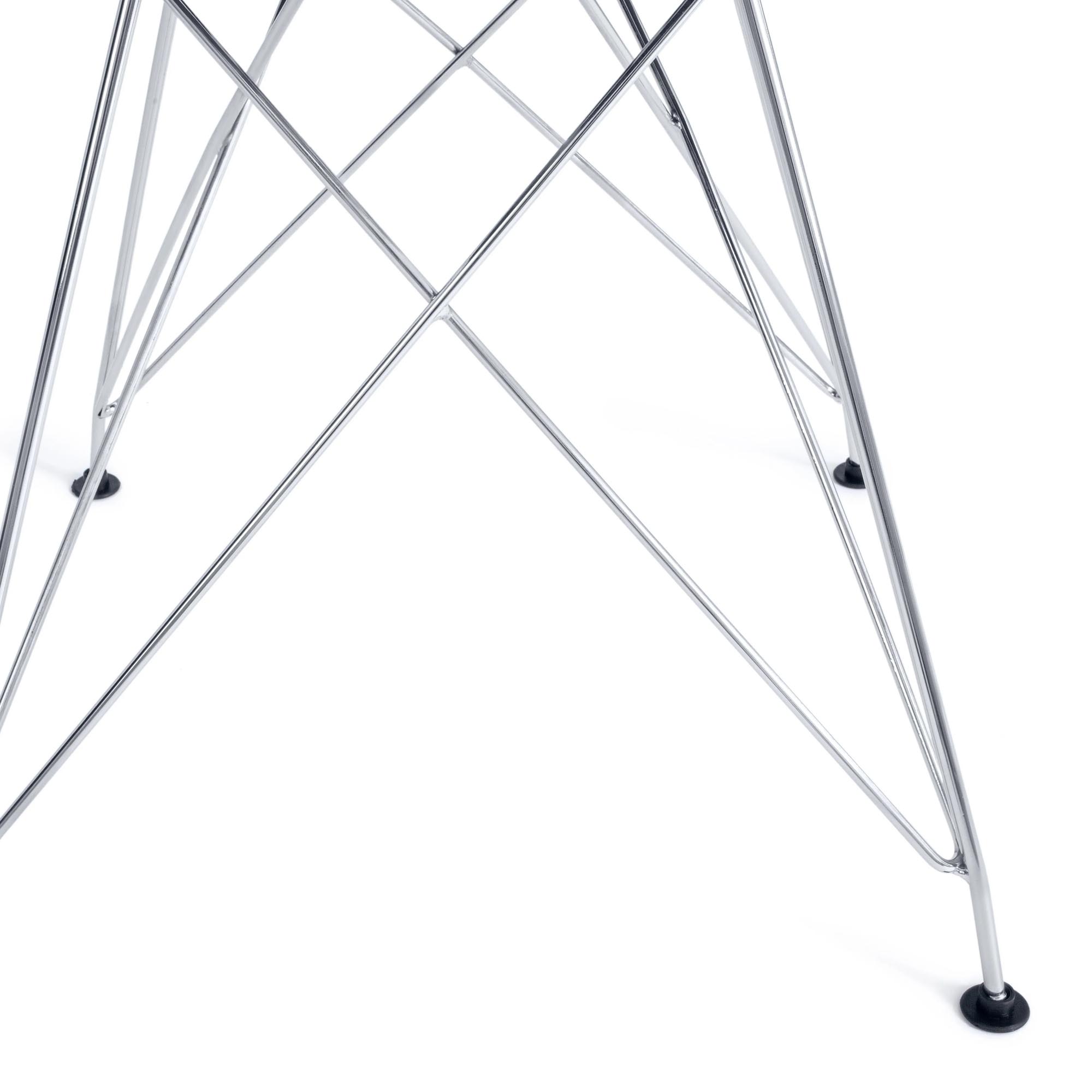 Стул TC Tulip Iron Chair 54,5x48x83,5 см черный, цвет серебристый - фото 7