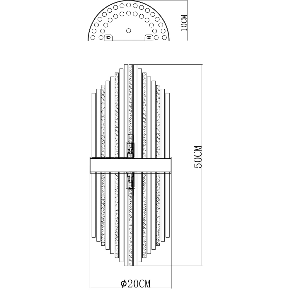 Бра Arte Lamp ACAPULCO A1007AP-2GO Вид№3