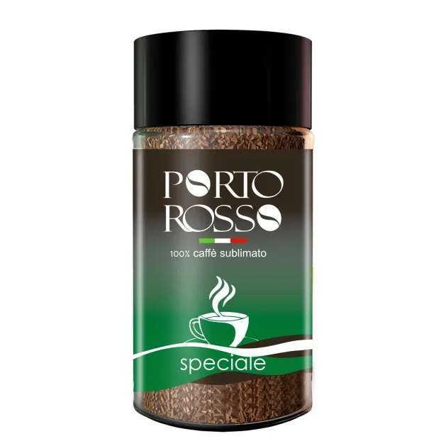 Кофе растворимый Porto Rosso Speciale, 90 г кофе растворимый cafe esmeralda баварский шоколад сублимированный 100 г
